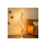 moontime alaçatı Şık 120 cm Led Lambader, Gold Renk, 3 Renk Seçeneği, Modern Tasarım