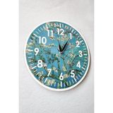 Moontime Alaçatı Van Gogh Badem Çiçeği Ağacı Uv Baskılı Duvar Saati