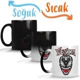Moontime Alaçatı Venom Sihirli Kupa Bardak Porselen - 0 - Siyah