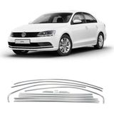 Moontime Alaçatı Volkswagen Aksesuar Jetta 2012-18 Krom Cam Çıta Seti