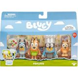 Moose Toys Oyuncak Bluey 4 Lü Figür Seti 18915 (Karışık Model 1 Adet)