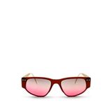Mooshu Pearl 02 Titanyum Unisex Güneş Gözlüğü - Bordo