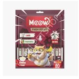 Moow Kuzu Etli Sebzeli ve Keçi Sütlü Yetişkin Sıvı 30x12 gr Kedi Ödül Maması