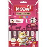 Moow Somonlu Keçi Sütlü 12GR x 6'lı Yavru Kedi Krema Ödülü