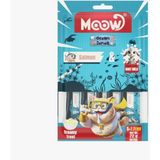 Moow Somonlu Keçi Sütlü Kedi Krema Ödülü 12 gr x 6 Adet Yetişkinler İçin Lezzetli Atıştırmalık