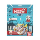 Moow Somonlu ve Keçi Sütlü Yetişkin Sıvı 30x12 gr Kedi Ödül Maması