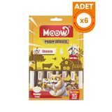 Moow Tavuklu ve Keçi Sütlü Yetişkin Sıvı 6x12 gr Kedi Ödül Maması