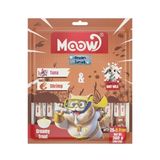 Moow Ton Balıklı Karidesli ve Keçi Sütlü Yetişkin Sıvı 30x12 gr Kedi Ödül Maması