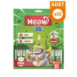 Moow Yengeçli Istakozlu ve Keçi Sütlü Yetişkin Sıvı 30x12 gr Kedi Ödül Maması