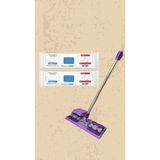 Mop Easy Clean Çamaşır Suyu Katkılı Mopa Uyumlu Yer Temizlik Havlusu 50 Yaprak 2 Paket Mop Seti
