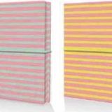 Mopak 14X20 Çizgi Desenli Suni Deri Defter Düz 0018