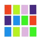 Mopak 60 Yp. Neon Serisi Pp Kapak Spiralli Defter - Kareli - 12 Adet
