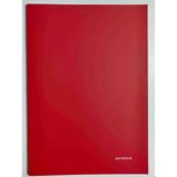 Mopak A4 40 Yaprak Kareli Pp Kapak Dikişli Defter Kırmızı