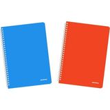 Mopak Pp Kapak A4 60 Yaprak Kareli 2'li Spiralli Defter