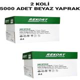 Mopak Rekort A4 Fotokopi Kağıdı 5.000 Adet Beyaz Yaprak