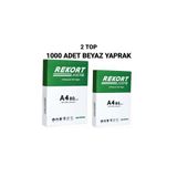 Mopak Rekort A4 Fotokopi Kağıdı 80 gr 1.000 Adet Beyaz Yaprak