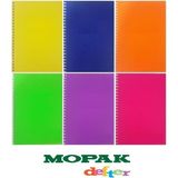 Mopak Spiralli Defter Plas.kap.a4 96YP Çizgili Neo