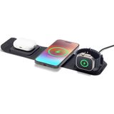Mophie 3'ü 1 Arada Seyahat Şarj Cihazı (2. Nesil) 401312330 - Siyah