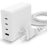 Mophie Speedport Güç Adaptörü Gan 120W 3xusb-C & Usb-A 409909309 - Beyaz