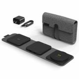 Mophie Universal Wireless 2 In 1 Travel Charger-30 W (Adaptör Dahildir) Grafit