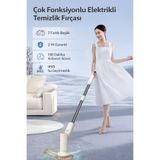 MOPPAK 7 Başlıklı Elektrikli Temizlik Fırçası Şarjlı Mop Seti Teleskopik Saplı
