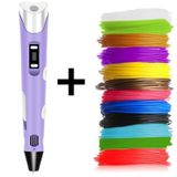 MOR 3D Kalem Yazıcı+25 renk 25 metre (25x1metre) PLA Filament