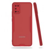 Mor Aksesuar Samsung Galaxy A02S Platin Tam Koruma Şık Silikon Kapak Kılıf