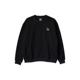 Mor Alevli Saksafon Nakışlı Müzik Bisiklet Yaka Sweatshirt