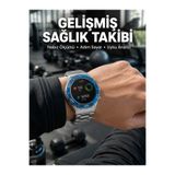 Mor AVM 2025 Model Yuvarlak Ekran Android ve İOS Uyumlu GPS Takibi Yapabilen Akıllı Saat Yeni Nesil 22 mm AKYI-29722400175