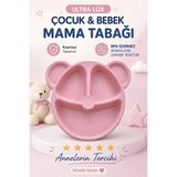 Mor Bebe Lüx Mama Tabağı Çocuk ve Bebek [ Pembe ]