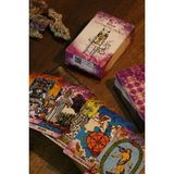 Mor Beyaz Spiritüel Enerji Tarot Kartları, Pozitif ve Rehberlik Sağlayan 78 Kart