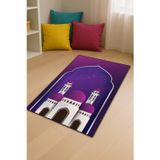 Mor Cami Temalı Unisex Çocuk Seccadesi CS13