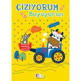 Mor Elma Yayıncılık Çiziyorum Boyuyorum Boyama Kitabı Zarife Üspolat 32 Sayfa Türkçe Eğlenceli Kitap