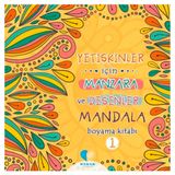 Mor Elma Yayınları Yetişkinler İçin Manzara Ve Desenler Mandala Boyama Kitabı-1