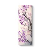 Mor Japon Ağacı Tablosu 40 x 120