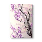 Mor Japon Ağacı Tablosu 50 x 75