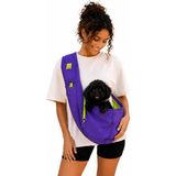 Mor Köpek Ana Kucağı Taşıma Çantası, Ayarlanabilir Askı, 0-6kg - Çok Renkli