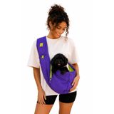 Mor Köpek ana kucağı taşıma çantası, Ayarlanabilir Askı, 0-6Kg
