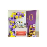 Mor Lila Sarı 70 Adet Balon Ve Balon Zinciri