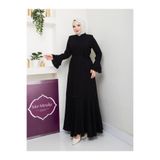 Mor Menekşe İnci Model Ferace