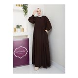 Mor Menekşe Mihra Model Ferace