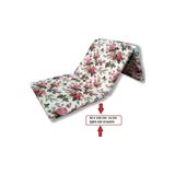 Mor Minder Katlanır Yer Yatağı Tek Kişilik Sünger Minder Yatak 90x190X 10 cm GRİ KALIN SÜNGER İngiliz Gülü