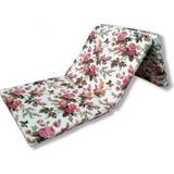 Mor Minder Katlanır Yer Yatağı Ve Tek Kişilik Sünger Katlanır Minder Yatak 70 x 180 cm 6 cm Ingiliz Gülü - 70 x 180 cm