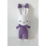 Mor Miniş Tavşan Amigurumi Organik Oyuncak