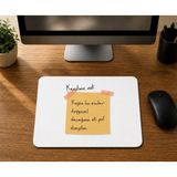 Mor Mürekkep Kendime Not Keşke Bu Kadar Duygusal Olucağıma Eti Puf Olsaydım - Baskılı Mouse Pad - Çok Renkli