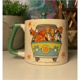 Mor Mürekkep Scooby-Doo Bardak Kupa Çay Kahve Fincanı - Yeşil