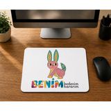 Mor Mürekkep Tavşan - Baskılı Mouse Pad - Çok Renkli