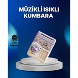 Mor Otomatik Para Girişli Elektronik Şifreli Kumbara