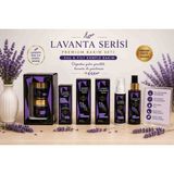 Mor & Pembe Mor&pembe Lavanta Serisi Premium Bakım Seti, Anti-Aging Serum, Saç Kök ve Onarım Serumu, Yüz Peeling, Uyku Spreyi