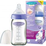 Mor Renkli 160 ml Cam Bebek Biberonu Sağlıklı ve Güvenli Kullanım Için Ideal - Amber